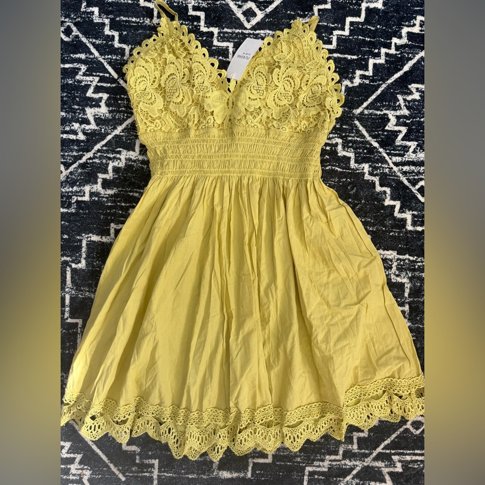 Yellow womens Dress